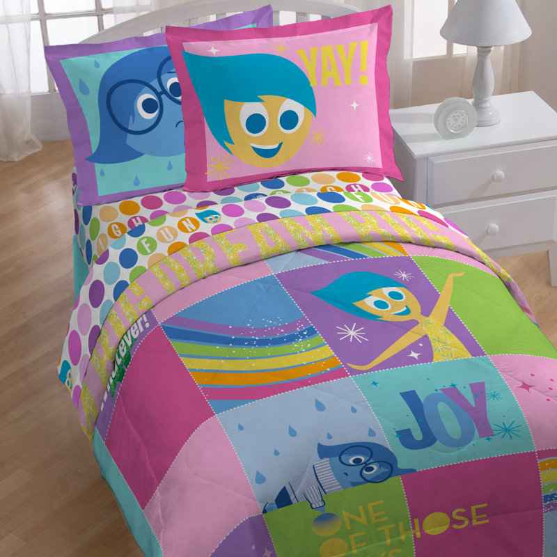 Inside Out Rainbow Polyester Comforter