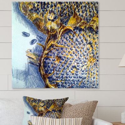 Sunflower Seeds Sunflowers - Print on Canvas