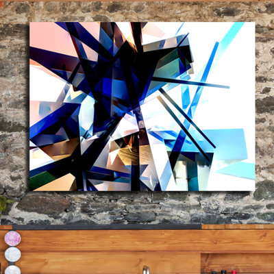 Vibrant Geo - impression d'art graphique
