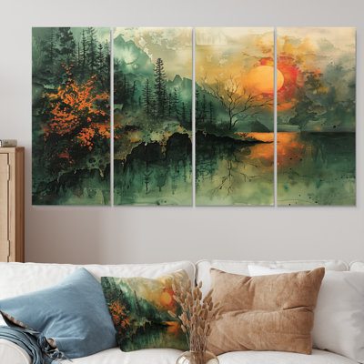Charron - Abstract Landscape Canvas Art Set