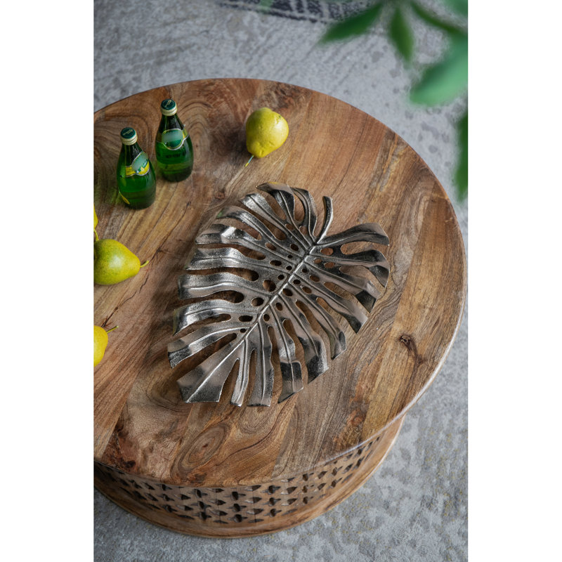 Magnifique décoration murale en feuille d'or 18,9 x 13,4 x 1,4 po, H 1,36 po x l 19,08 po x P 13,2 po