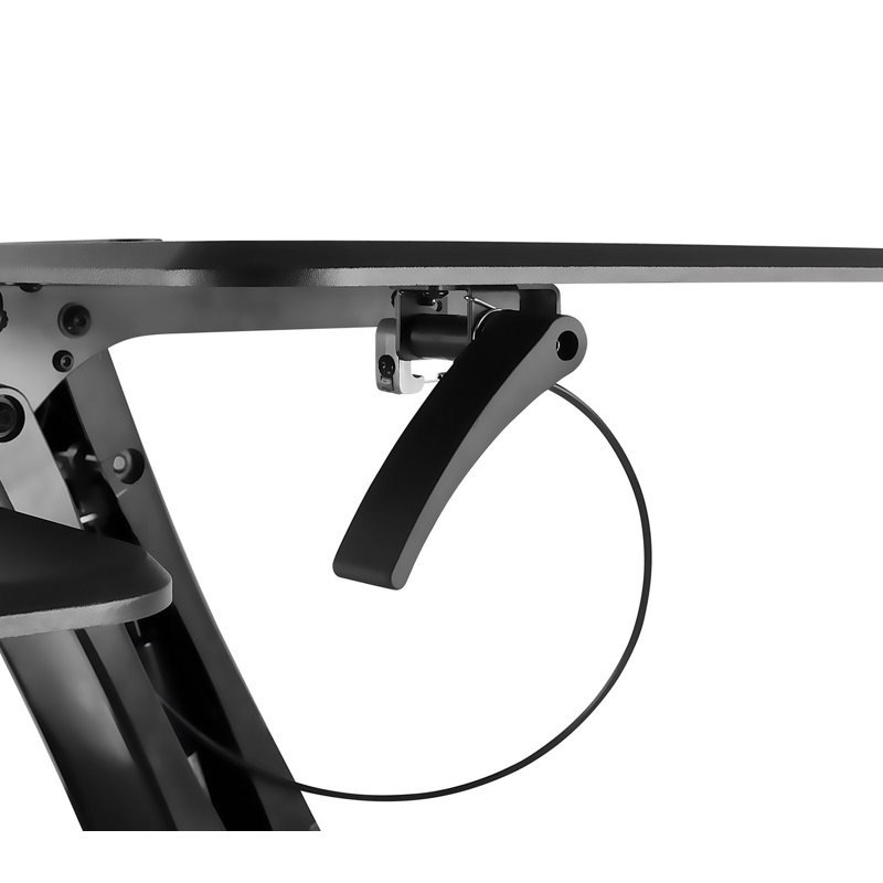 Mount-It! Height Adjustable Standing Desk Converter, 25” Wide Desktop, Sit-Stand Converting Desks