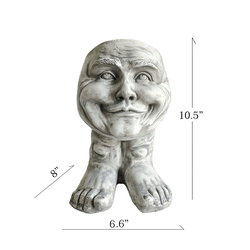 Joyful Grin: Whimsical Elegance in a Planter