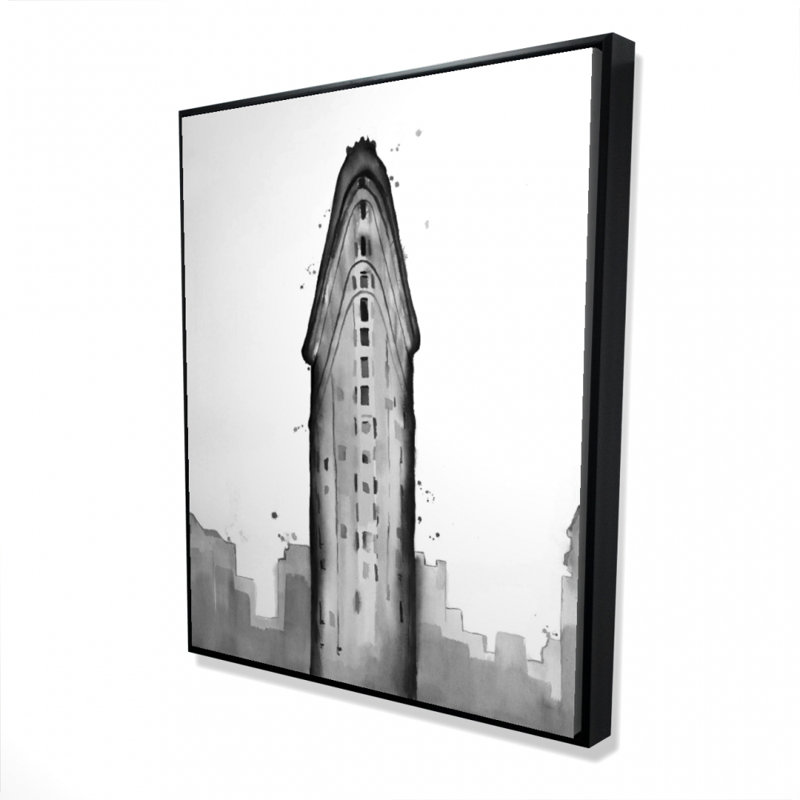 Toile encadrée pour chambre Flatiron Building | Décoration intérieure