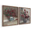 «Vintage Floral XLI», impression jet d'encre encadrée - ensemble de 2-1235463728-1235463732
