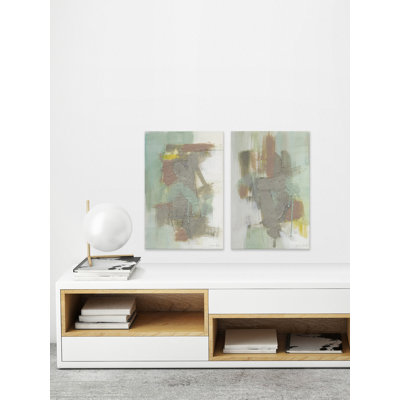 Retro Splash VI - ensemble de 2 reproductions sur toile
