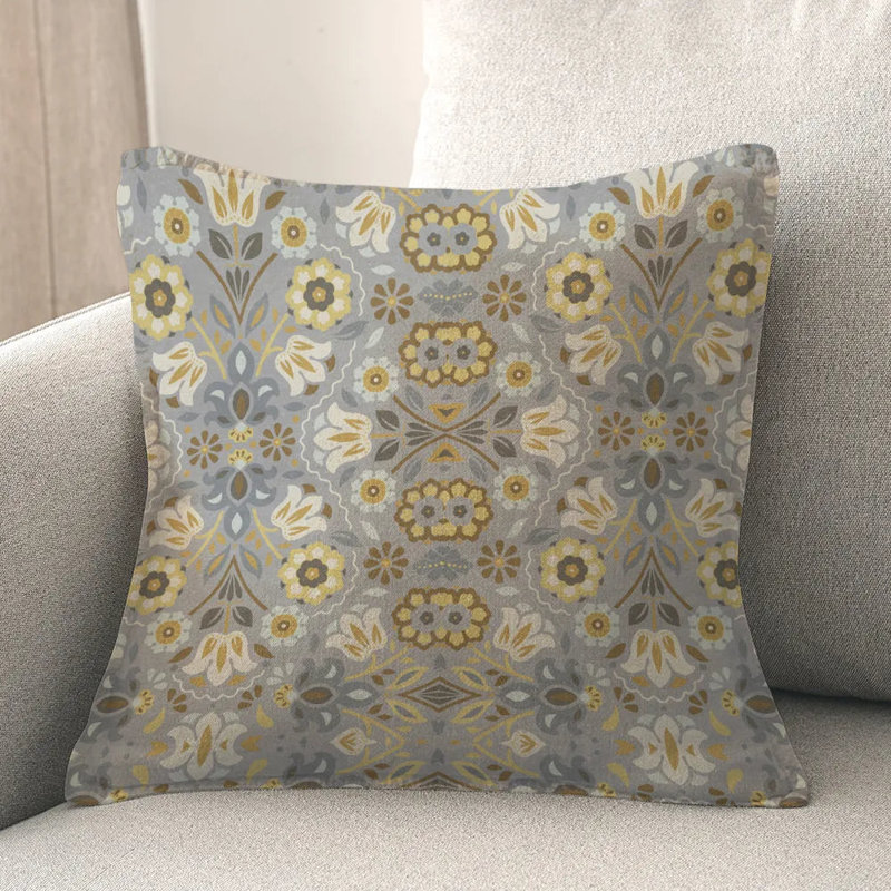 Coussin Indochine, Gris