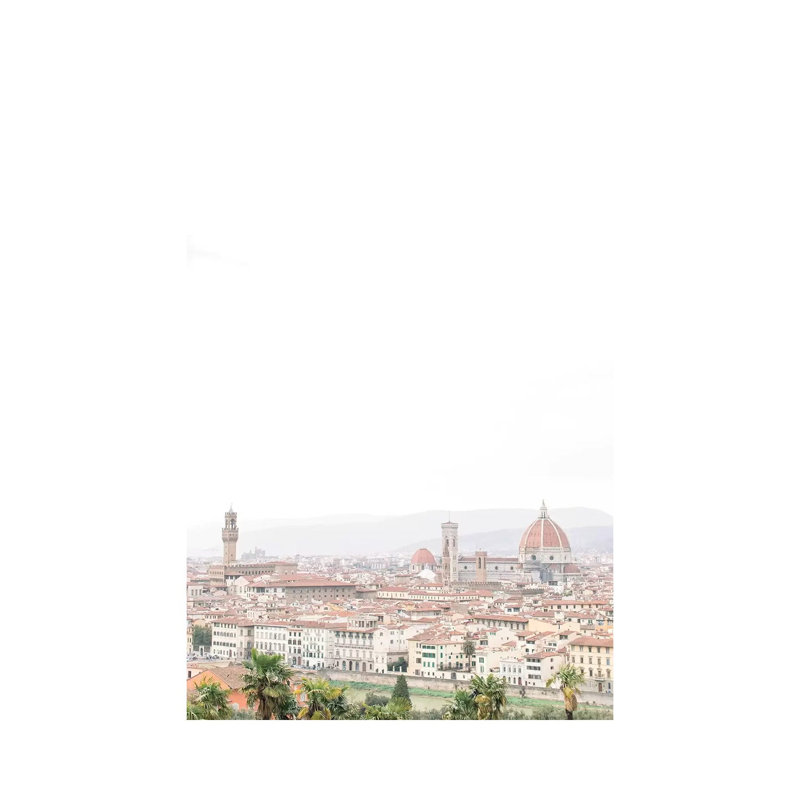 Cityscape II, Florence, Italy 1 Piece Wrapped Canvas Wall Art, 101.6 cm H x 66.04 cm W x 3.175 cm D