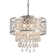 Jolie 5 - Light Dimmable Lantern Drum Chandelier with Crystal Accents