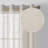 Draycott Polyester Linen like Textured Gromments Curtain Pair-1812232448-1818446191