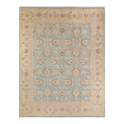 One-of-a-Kind 8' X 10'3" 2000s Wool Area Rug in