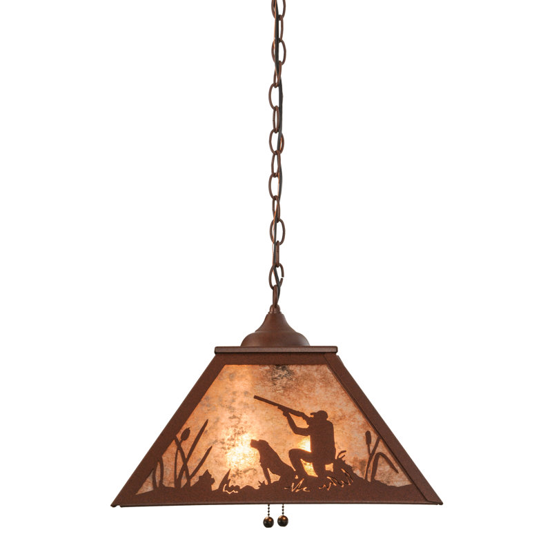 Quail Hunter W/Dog 2 - Light Pendant