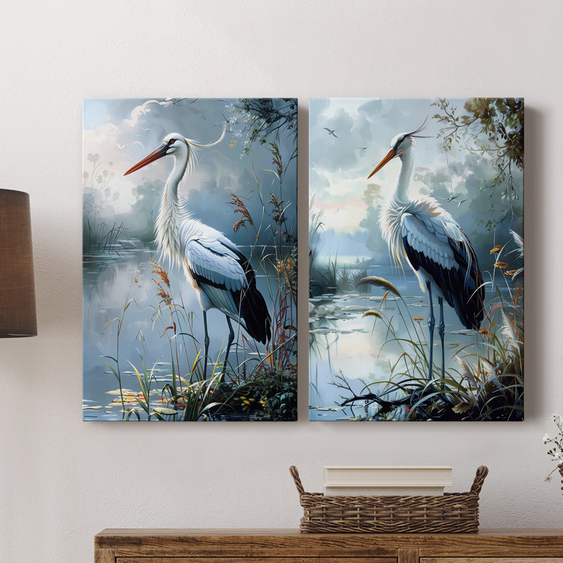 ANIMALS Series XCV - Toile tendue avec châssis de qualité supérieure - Prêt à être accroché, H 48 po x l 64 po