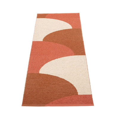 Rug HILL Brick/Rust/Cream 2.25 x 6 ft