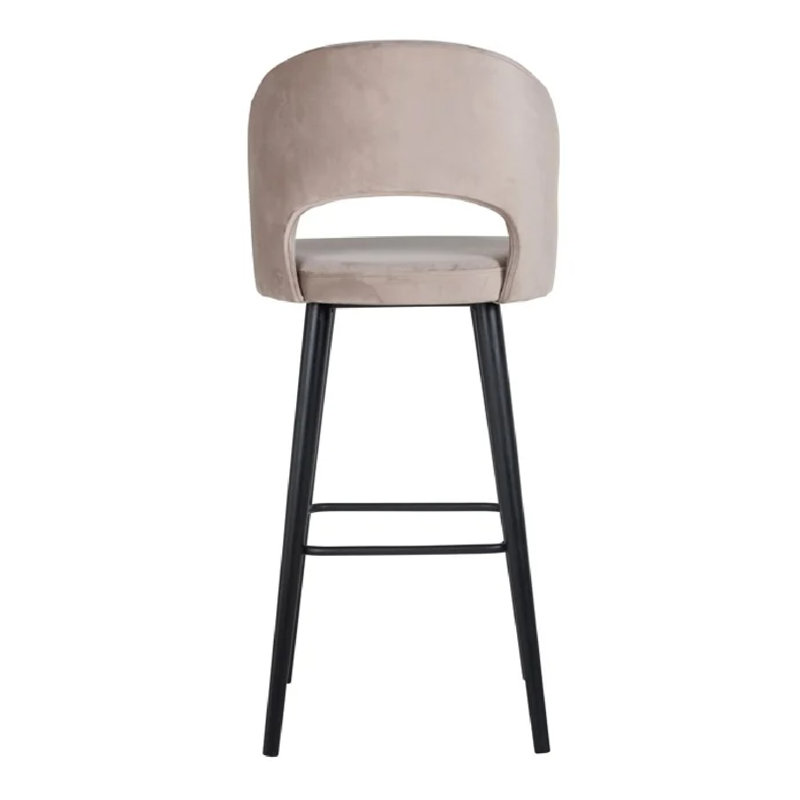 Savoy Bouclé Bar Stool, Brown