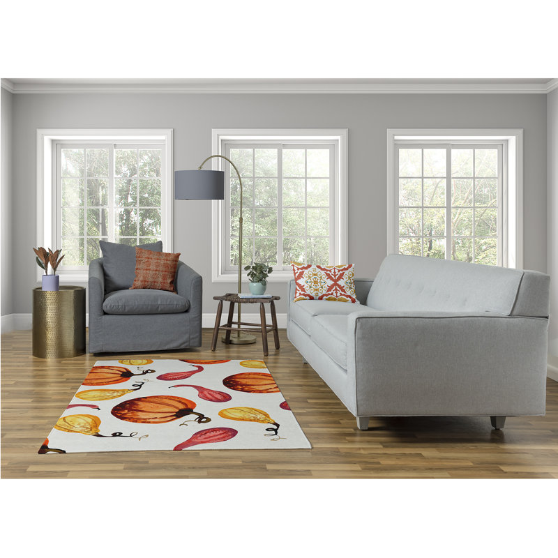 Duncarbit Chenille Indoor Rug, Rectangle 4' x 6'