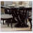 Contemporary Rectangular Double Pedestal Dining Table with Extension Leaf for Versatile Modern Home Dining Spaces