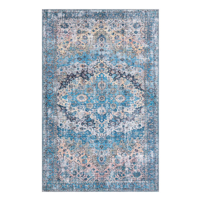 Gutshall Oriental Indoor Rug, Rectangle 5'3" x 8'
