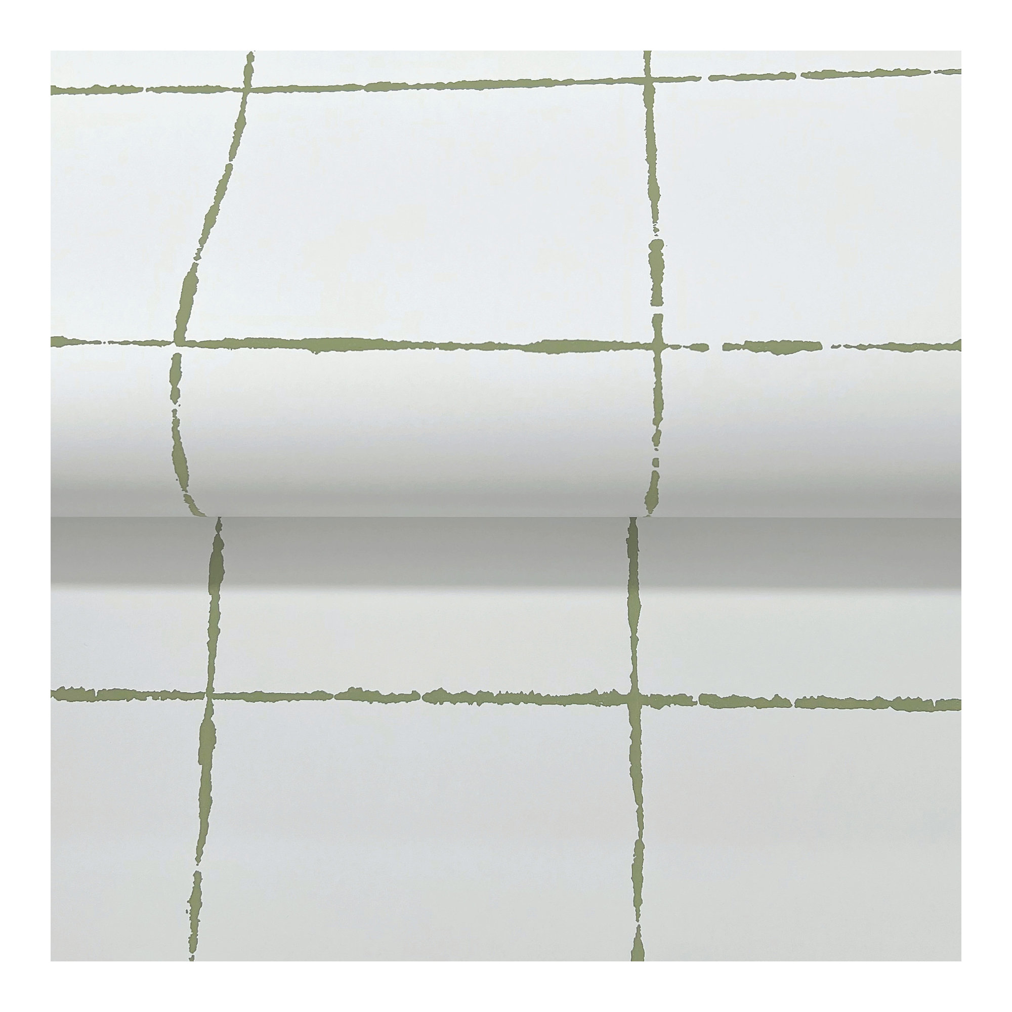 La Vitre Plaid Wallpaper, Green