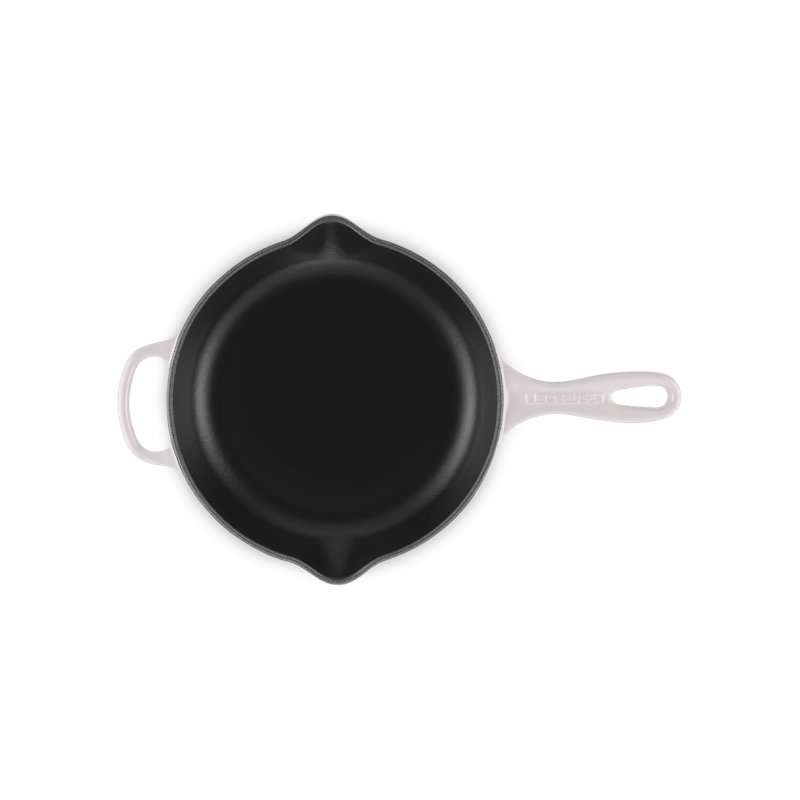 Le Creuset Signature Cast Iron Round Skillet, 9 In. - Blue Riviera, Flame