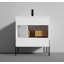 Meuble-lavabo simple 29,75 po avec plateau en acrylique Dirickson-1397373319