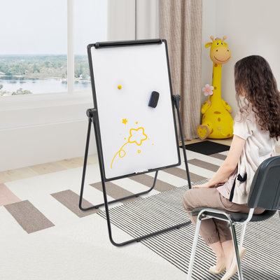 Tableau blanc autoportant à hauteur réglable