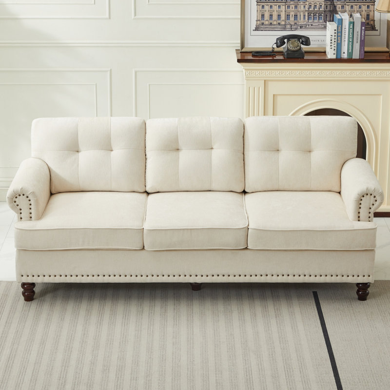 Canapé 82 po, Beige