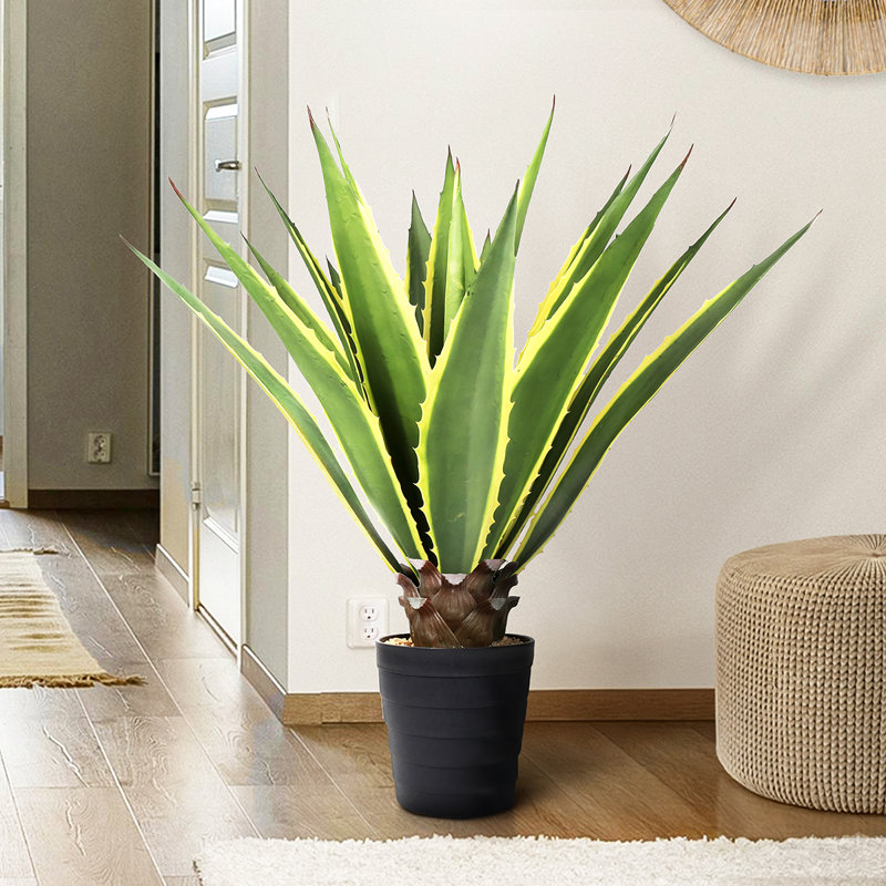Plante grasse artificielle en pot à niveaux 38 po Coker