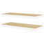 Bridgeville 2 Piece Floating Shelf-605568584-605568946