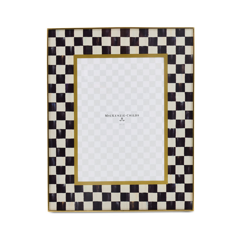 Courtly Check Glass Frame, 5" W X 7" H