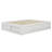 Queen Size Platform Bed Frame With 4 Storage Drawers & Footboard Cubby – No Headboard-1559223435