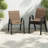 Stackable Patio Dining Chairs, Metal Textilene Modern Set For Balcony