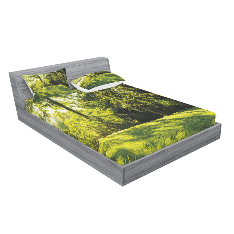 Microfiber Sheet Set, Full/Double Sheet Set with Fitted Sheet