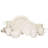 Gourmet Basics by Mikasa Hayes White 16-Piece Stoneware Dinnerware Set, Service for 4