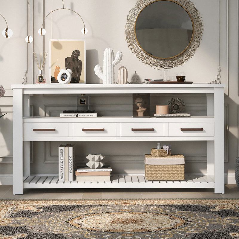 Chaplin 61.5'' Console Table, White