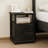 18 Inch Wide Nightstand With Charging Station, Side Table With Open Shelf, 2 Drawers Wood Dresser, End Table For Bedroom & Living Room-606169131-606208167