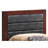 Charming Bed With Cherry Finish