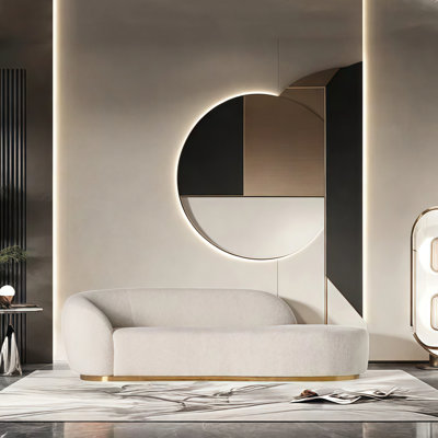 Chaise longue décontractée spacieuse et simple