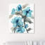 « turquoise florals » par oliver gal print-1790484339-1795902921