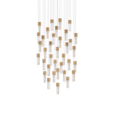 Luminaire suspendu rond à lumières multiples Cannula