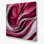 «Biomorphic Abstraction 70», art mural en métal rouge