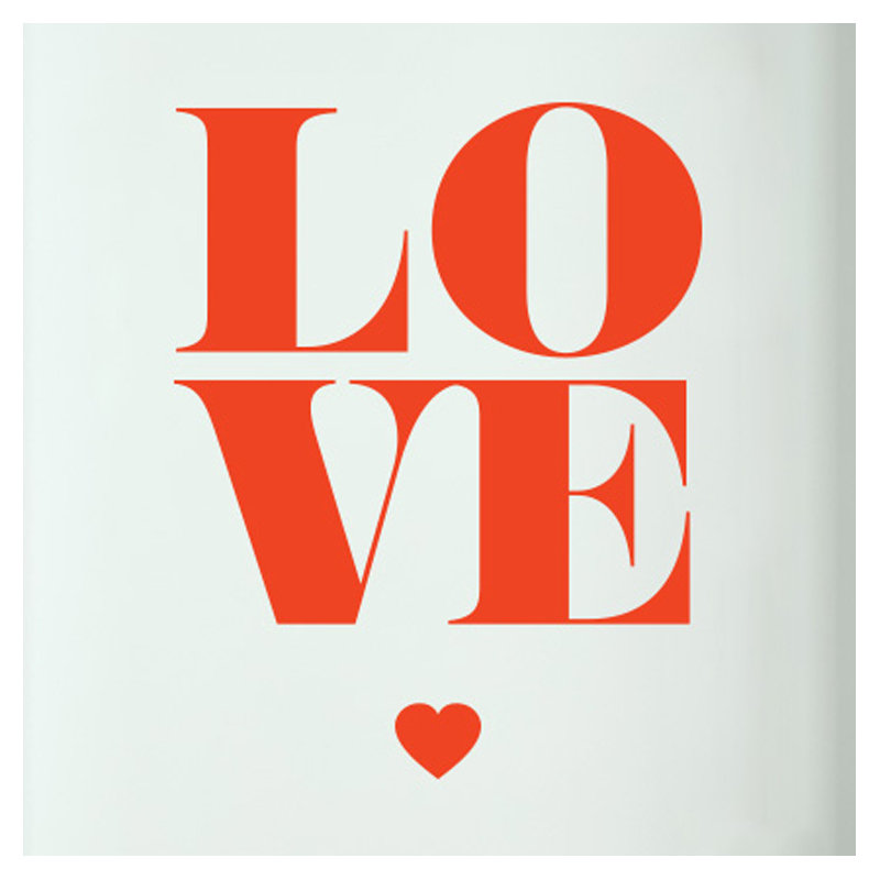 Wall Decal, Orange