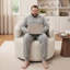 Fauteuil pivotant rembourré de 88 cm de large, fauteuil surdimensionné-46417097