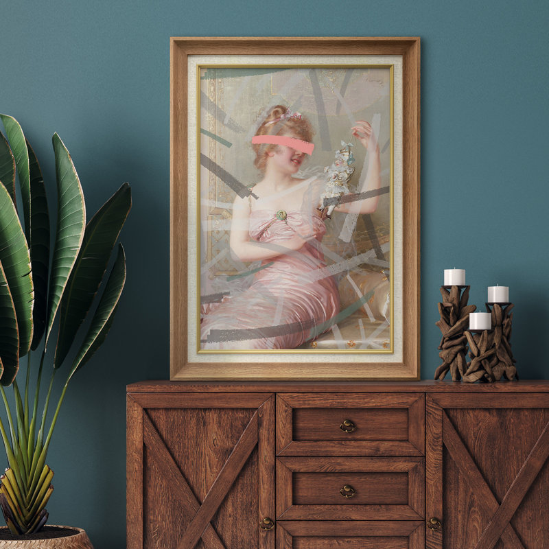 "Portrait de filles victoriennes" sur toile, Cadre naturel de qualité supérieure, H 36 po x l 26 po