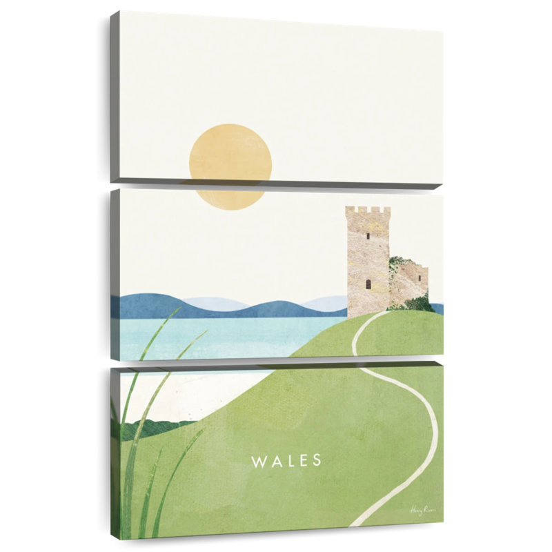 Masam Wales Vintage Travel Poster, 74" H x 48" W