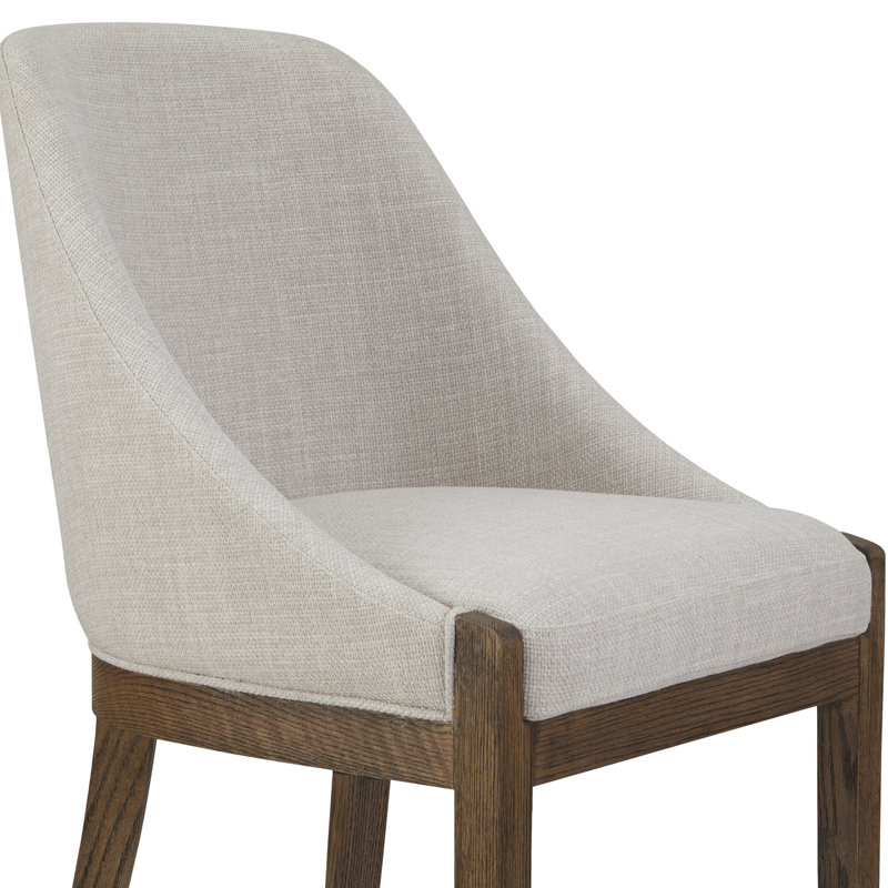 Daya Dining Chair, Light Grey Performance Basketweave