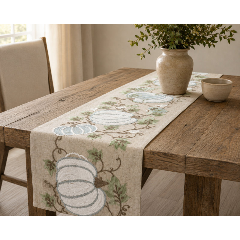 Trym Floral Thanksgiving Table Runner, 36" L x 16" W