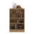 Lacour Kitchen Island, Kitchen Bar Table with 3-Side Shelves, Natural Oak-129171313