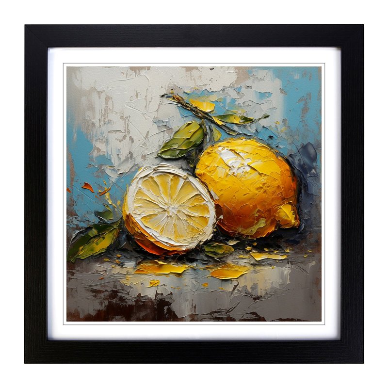 Single Picture Frame Print on Wood, Black Framed
