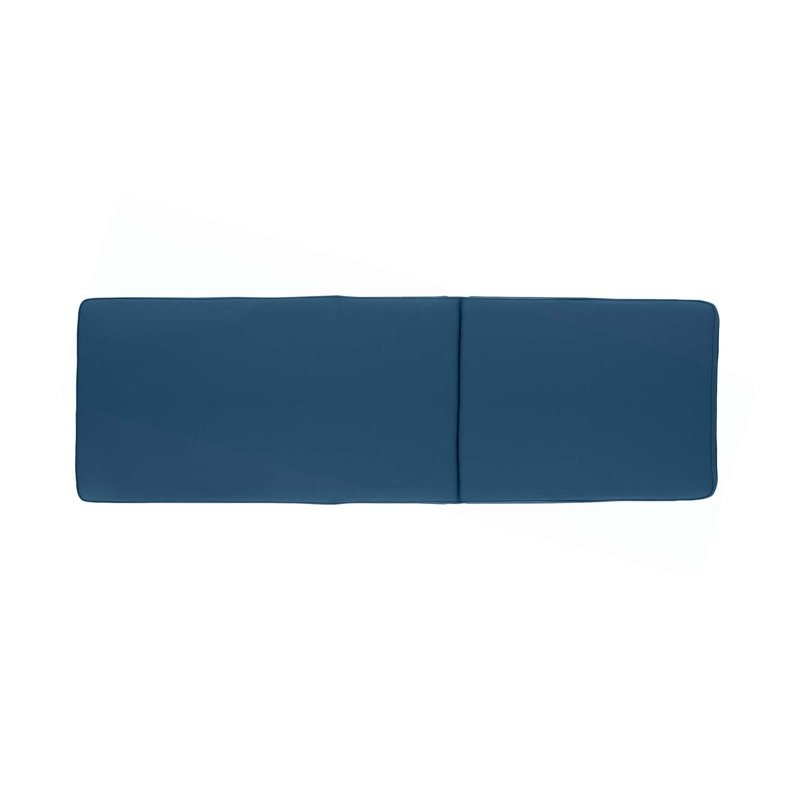 Coussin de chaise longue pour l'extérieur, Bleu